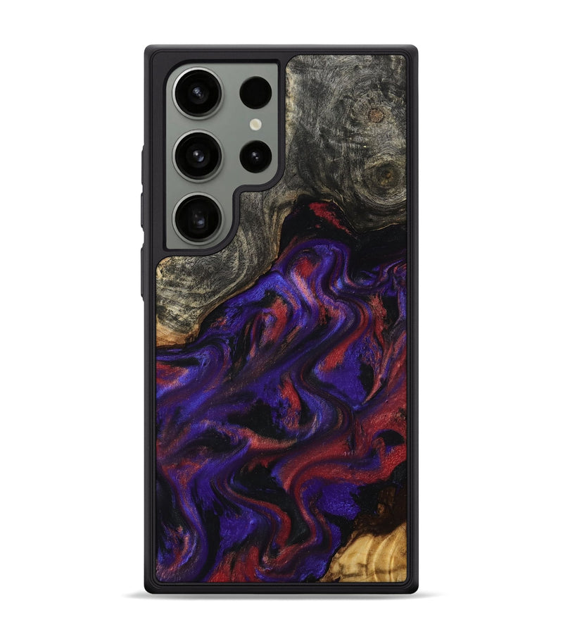 Galaxy S24 Ultra Wood Phone Case - Yehuda (Purple, 796107)