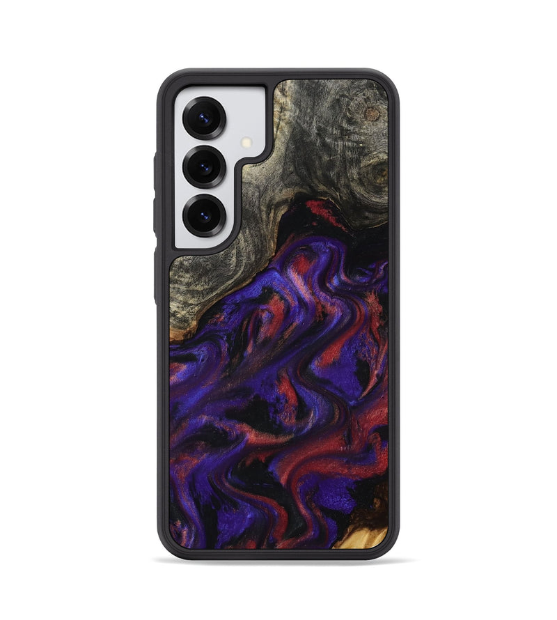 Galaxy S25 Wood Phone Case - Yehuda (Purple, 796107)