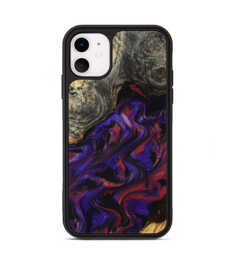 iPhone 11 Wood Phone Case - Yehuda (Purple, 796107)