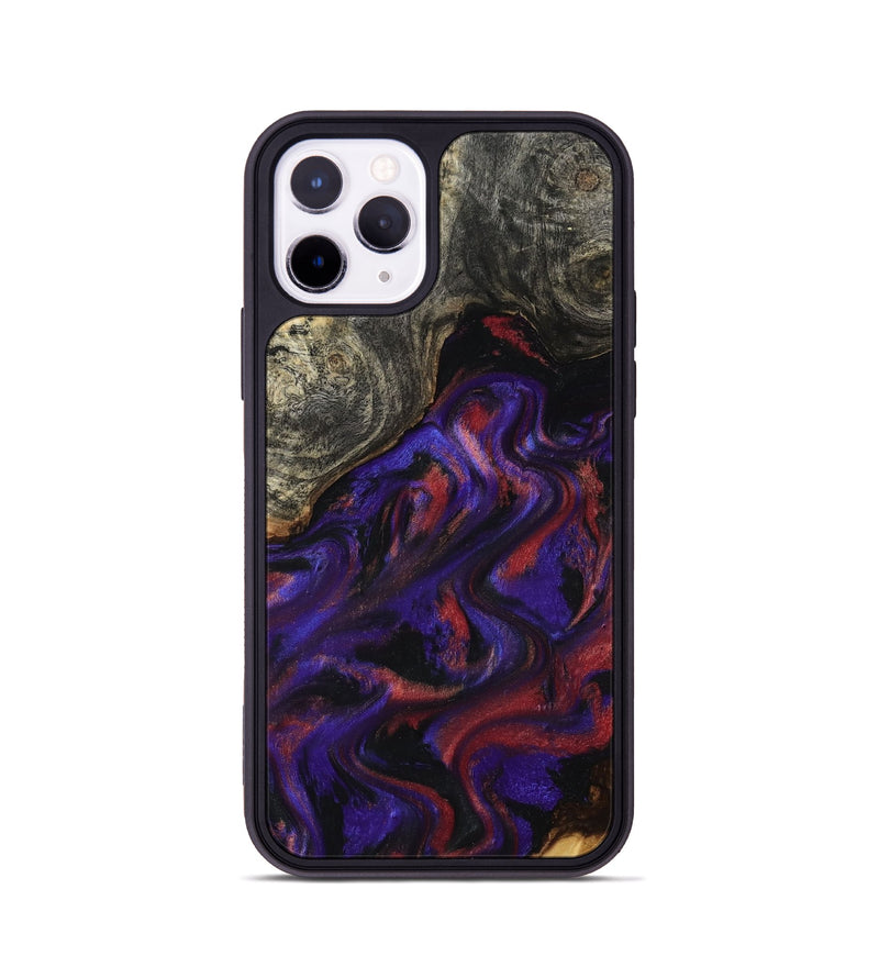 iPhone 11 Pro Wood Phone Case - Yehuda (Purple, 796107)