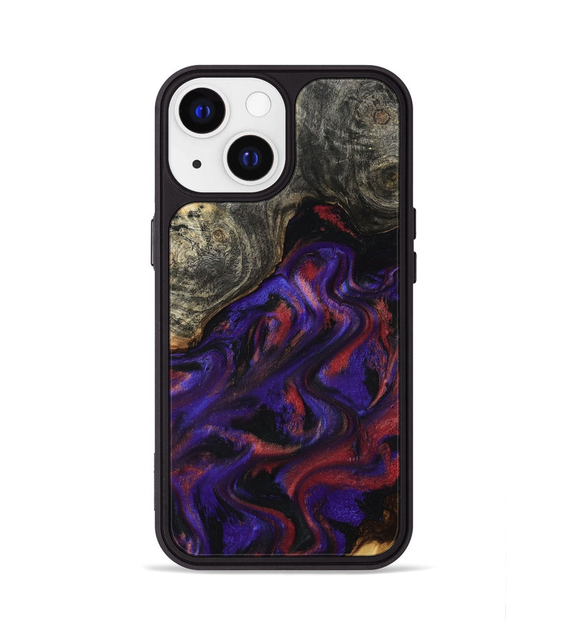 iPhone 13 Wood Phone Case - Yehuda (Purple, 796107)
