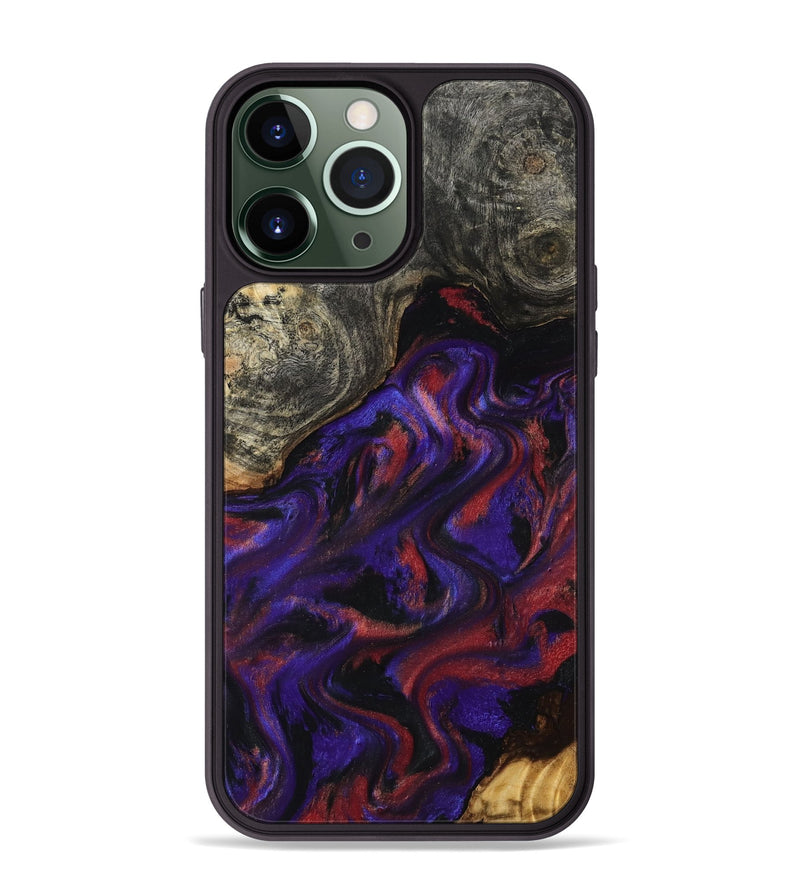 iPhone 13 Pro Max Wood Phone Case - Yehuda (Purple, 796107)