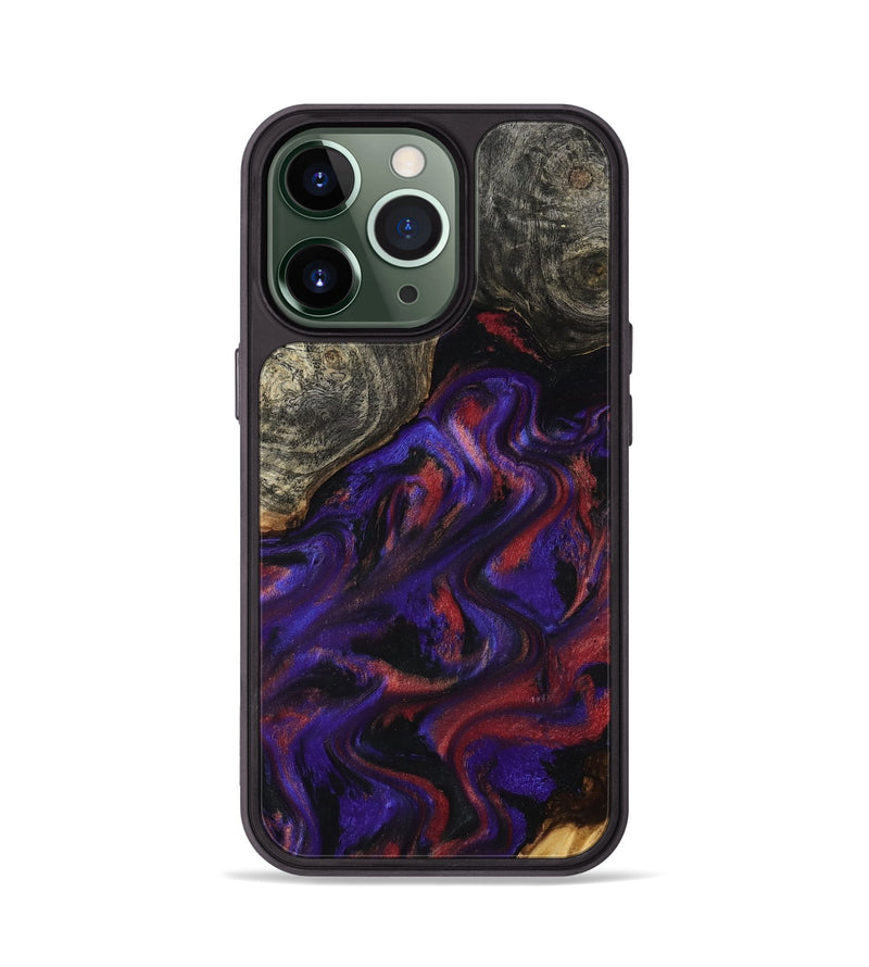 iPhone 13 Pro Wood Phone Case - Yehuda (Purple, 796107)