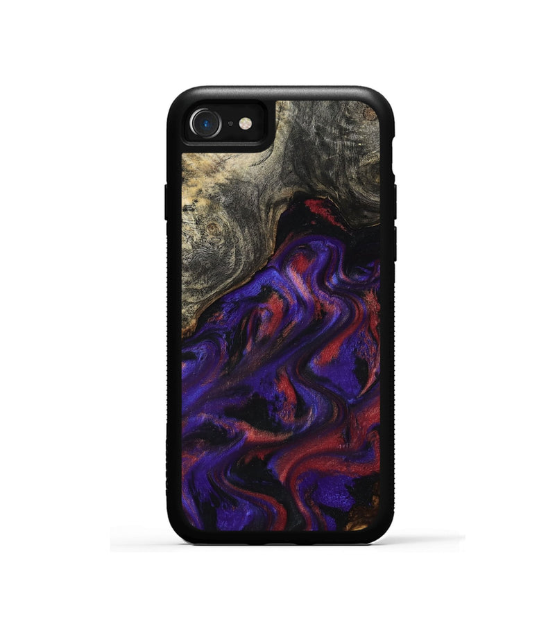 iPhone SE Wood Phone Case - Yehuda (Purple, 796107)