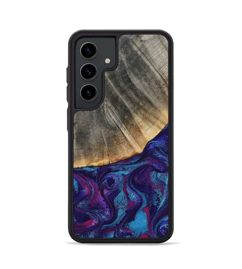 Galaxy S24 Wood Phone Case - Korey (Purple, 796109)