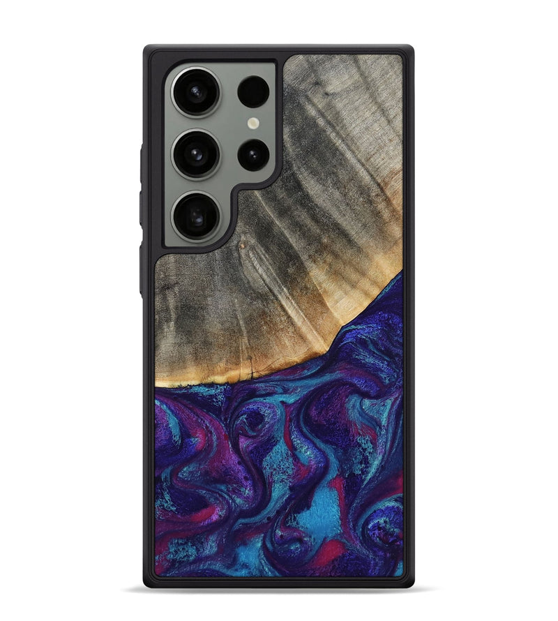 Galaxy S24 Ultra Wood Phone Case - Korey (Purple, 796109)