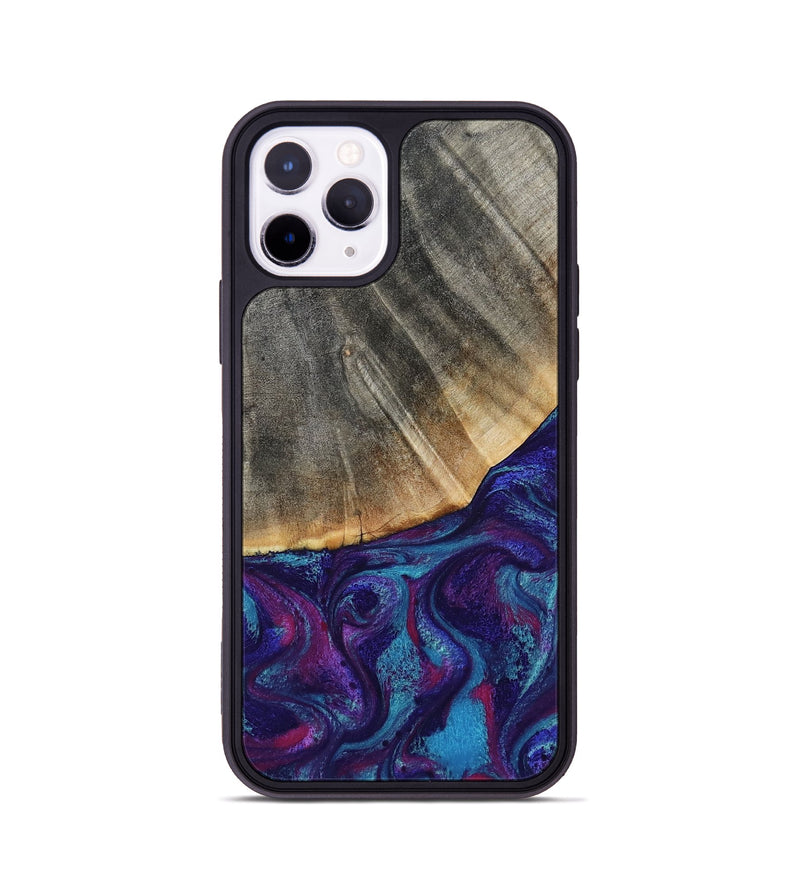 iPhone 11 Pro Wood Phone Case - Korey (Purple, 796109)