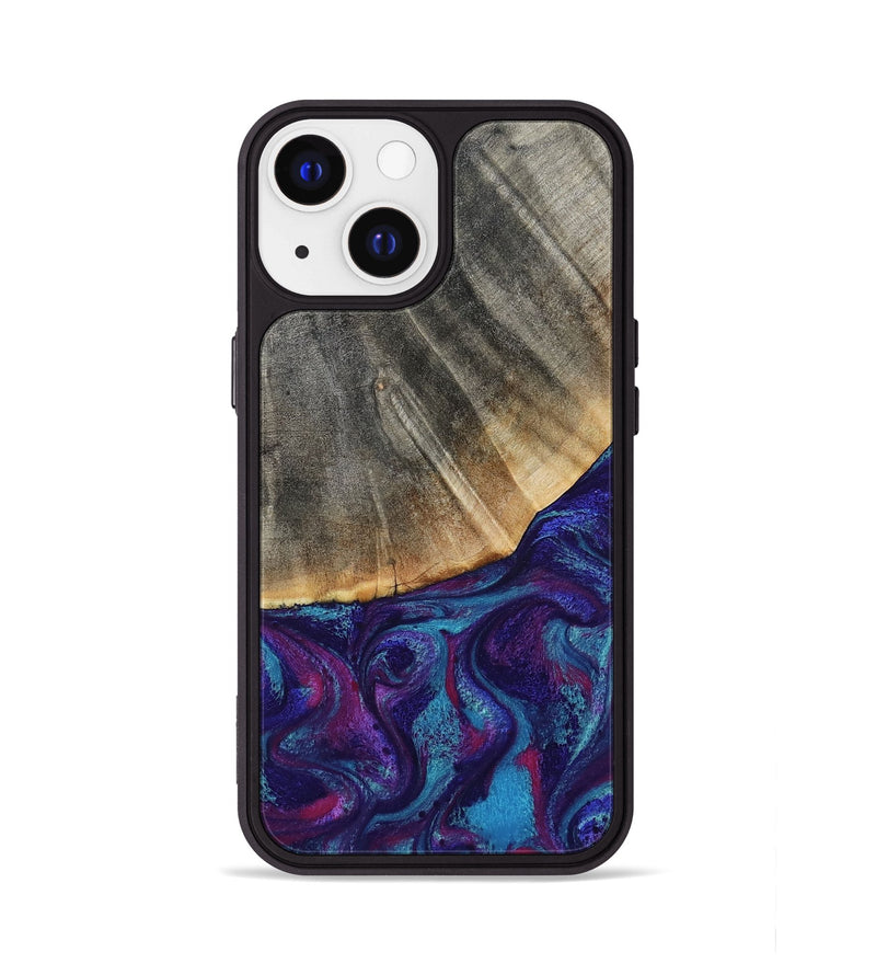 iPhone 13 Wood Phone Case - Korey (Purple, 796109)