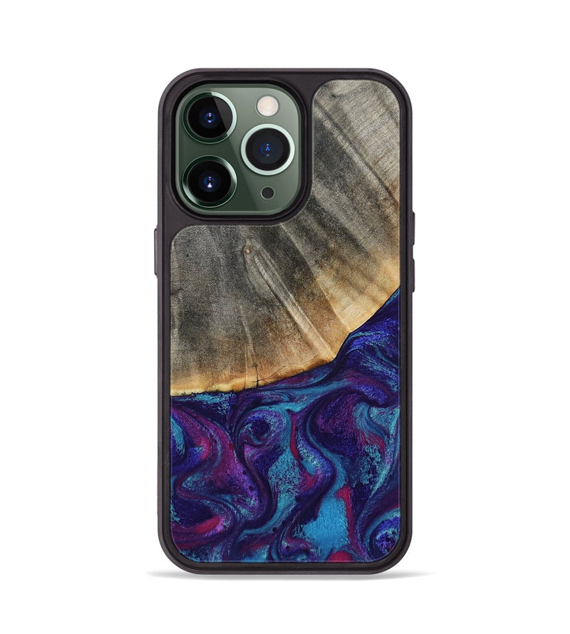 iPhone 13 Pro Wood Phone Case - Korey (Purple, 796109)