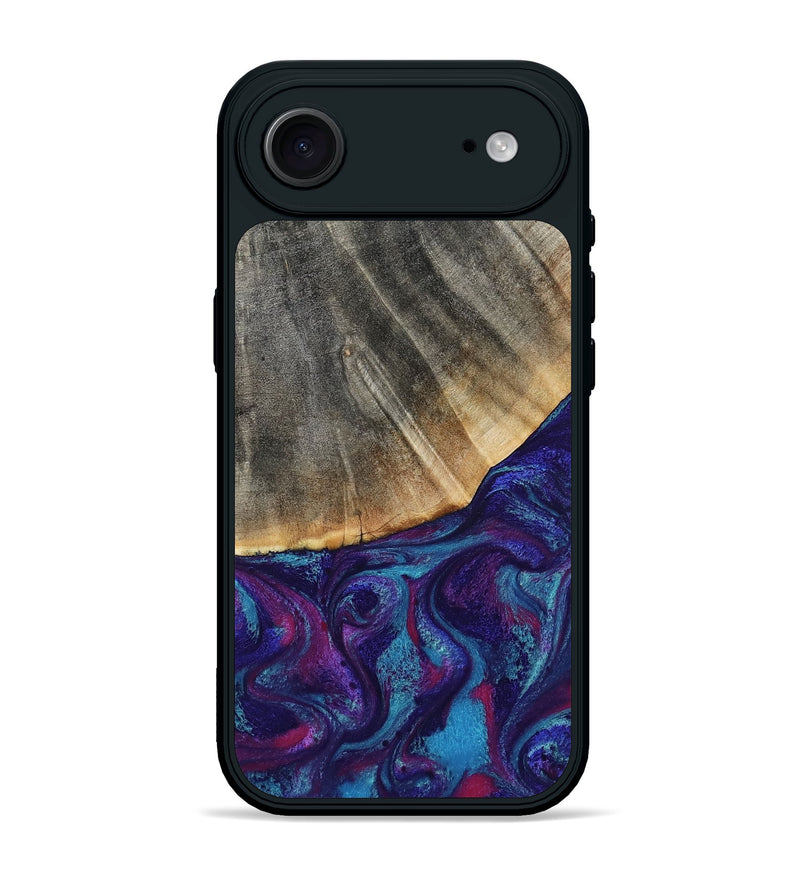 iPhone 17 Air Wood Phone Case - Korey (Purple, 796109)