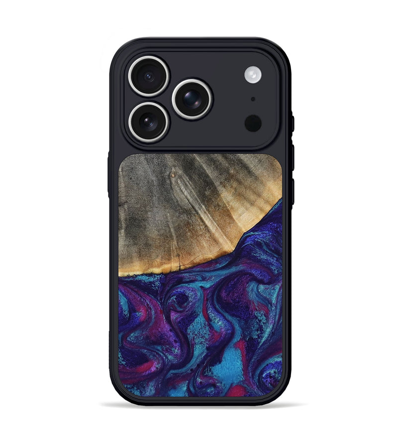 iPhone 17 Pro Wood Phone Case - Korey (Purple, 796109)