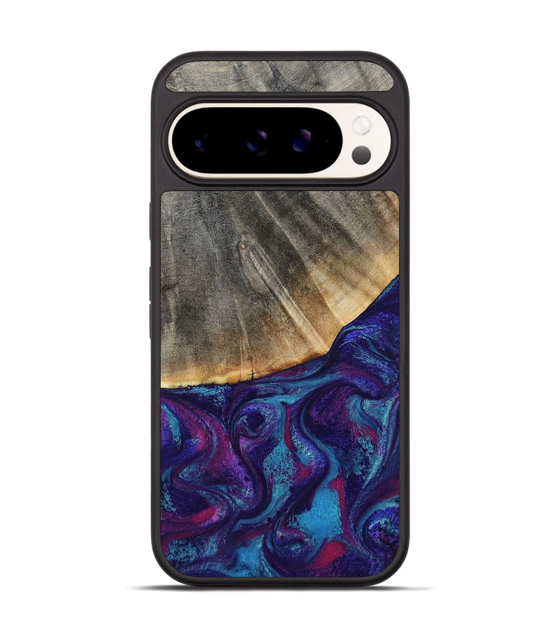 Pixel 9 Pro Wood Phone Case - Korey (Purple, 796109)