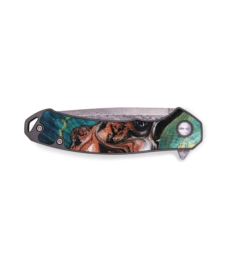 EDC Wood Pocket Knife - Matilda (Green, 796111)
