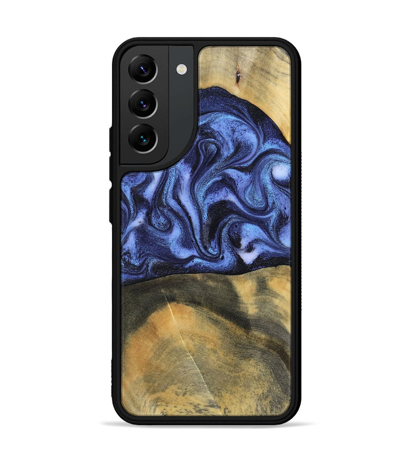 Galaxy S22 Plus Wood Phone Case - Izaiah (Blue, 796124)