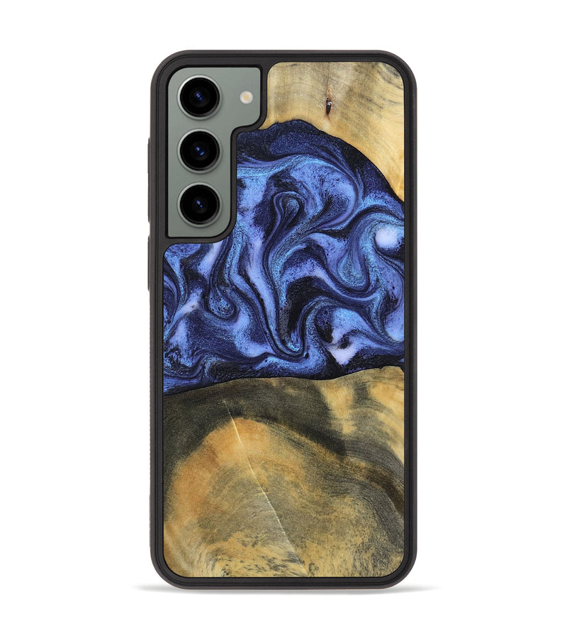 Galaxy S23 Plus Wood Phone Case - Izaiah (Blue, 796124)