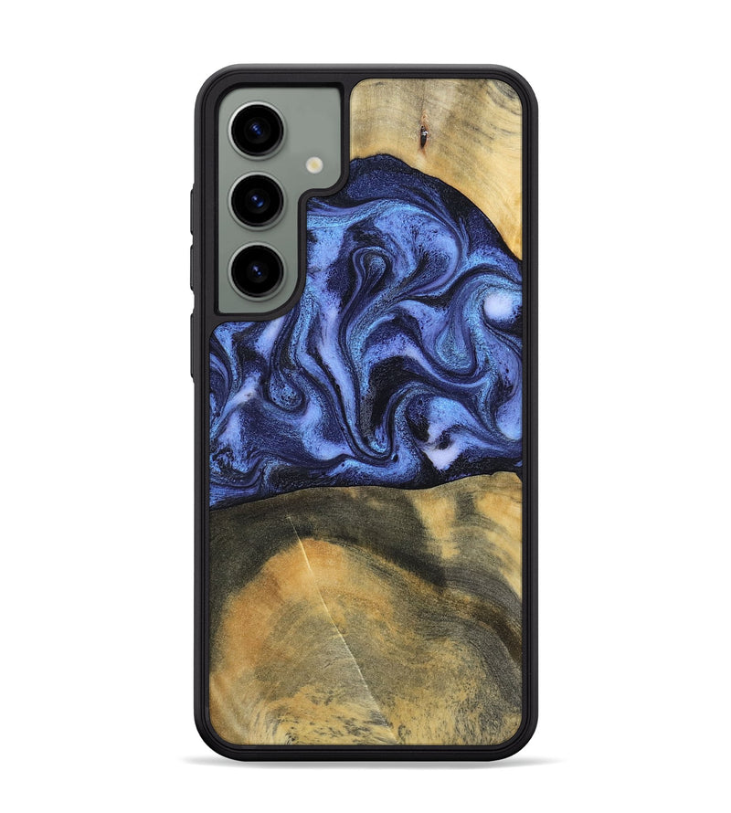 Galaxy S24 Plus Wood Phone Case - Izaiah (Blue, 796124)