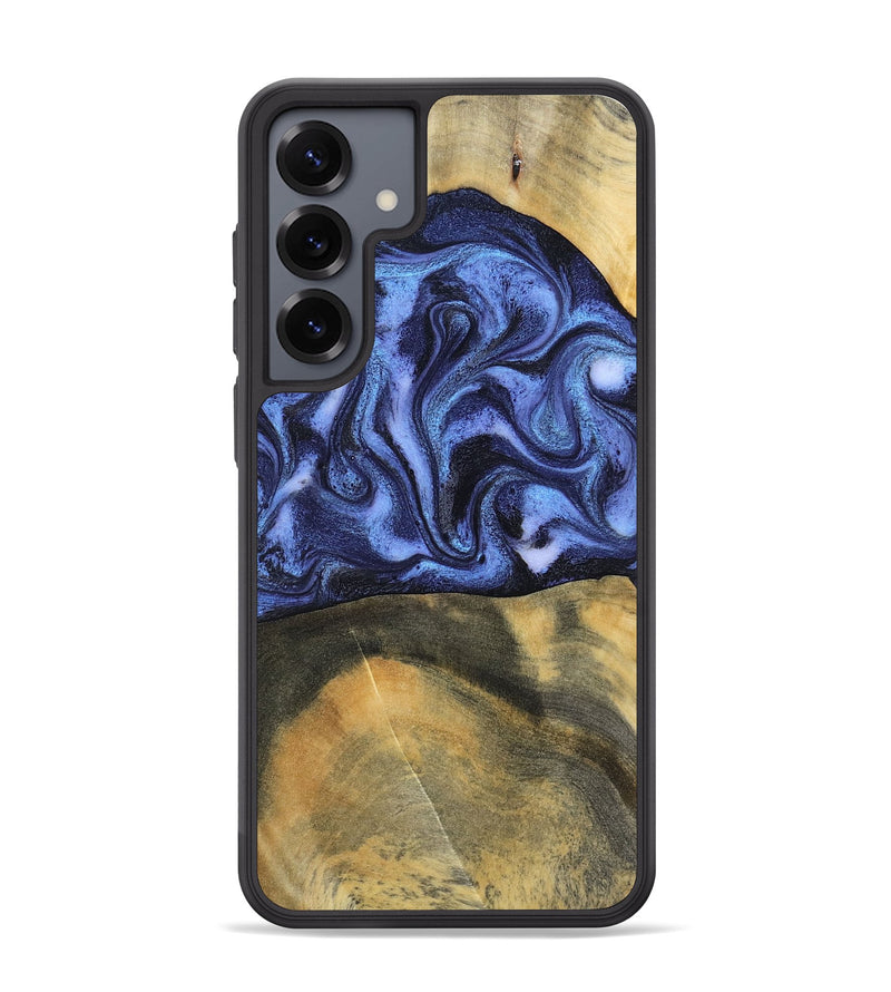 Galaxy S25 Plus Wood Phone Case - Izaiah (Blue, 796124)