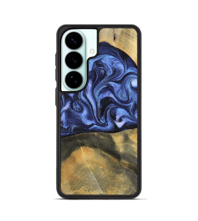 Galaxy S26 Wood Phone Case - Izaiah (Blue, 796124)