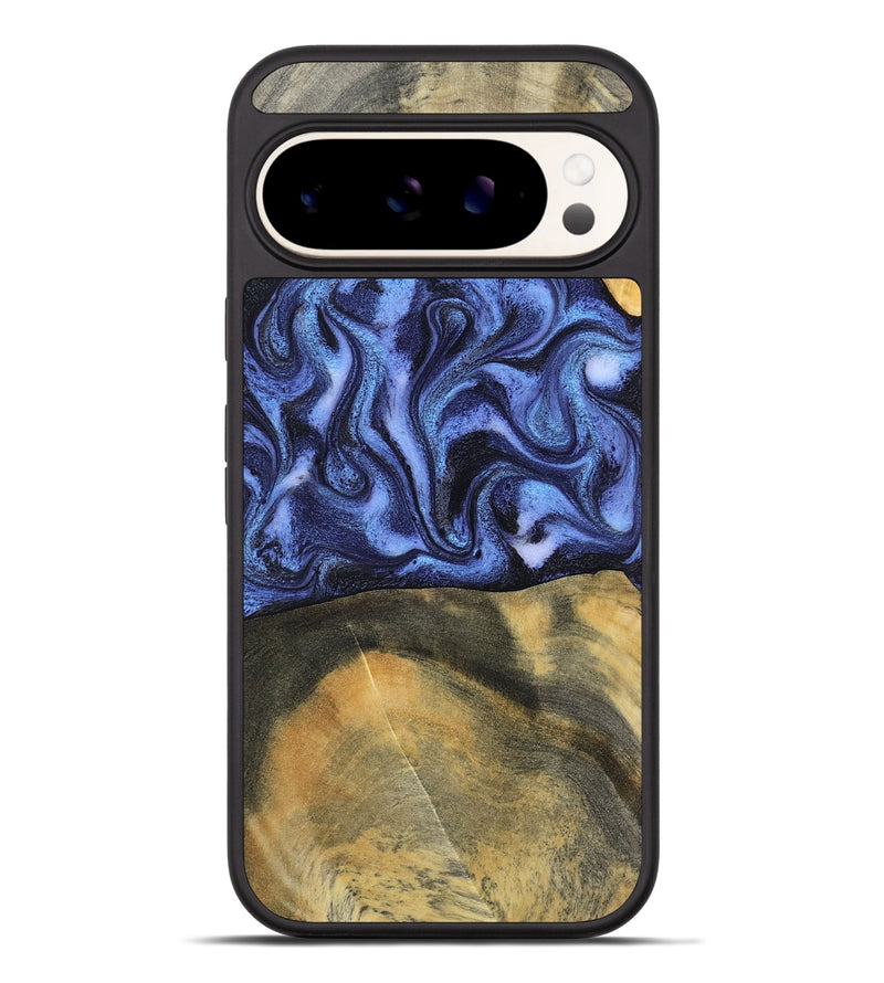 Pixel 9 Pro XL Wood Phone Case - Izaiah (Blue, 796124)