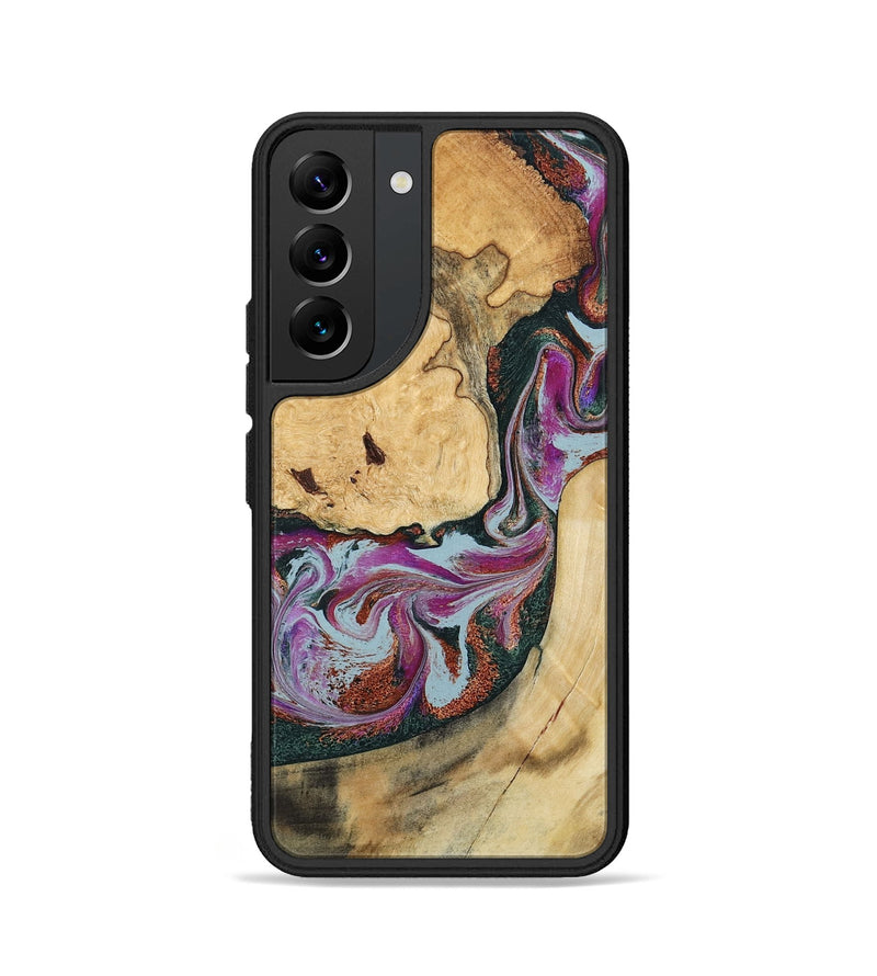 Galaxy S22 Wood Phone Case - Tyra (Green, 796132)