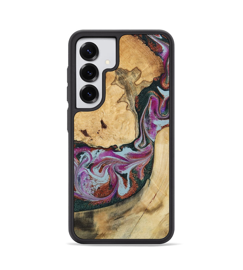Galaxy S25 Wood Phone Case - Tyra (Green, 796132)