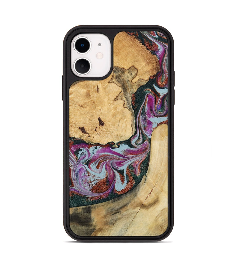 iPhone 11 Wood Phone Case - Tyra (Green, 796132)