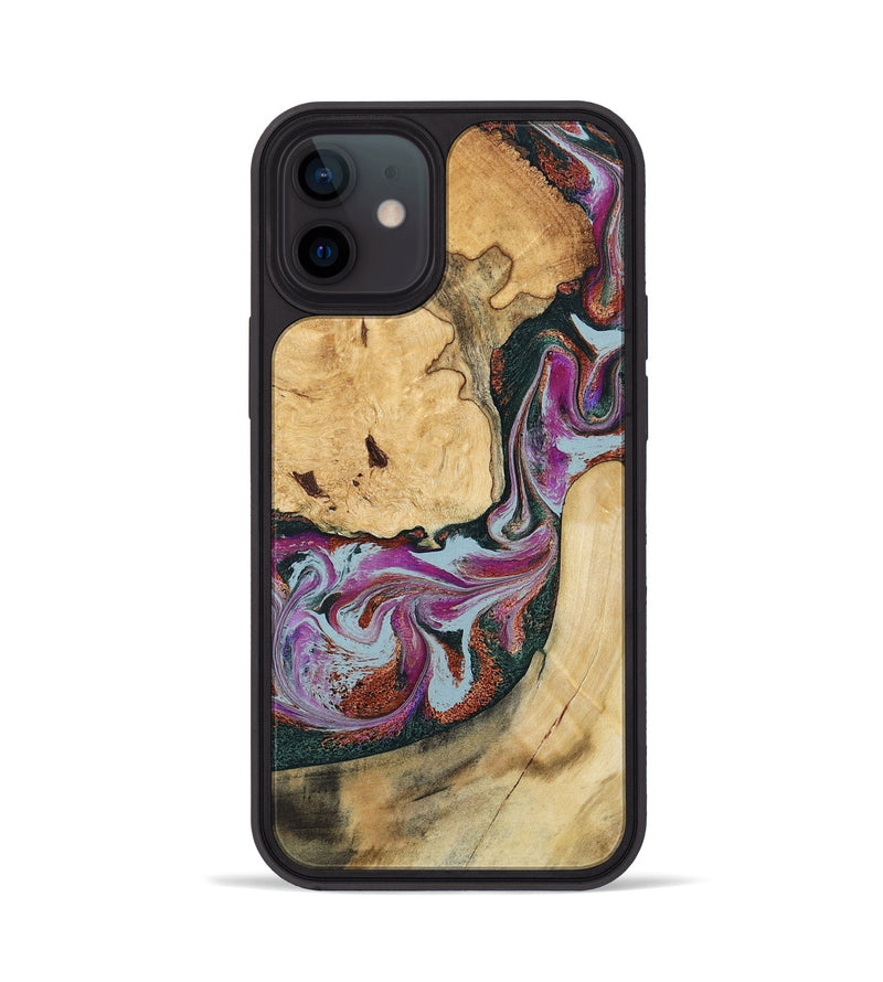 iPhone 12 Wood Phone Case - Tyra (Green, 796132)