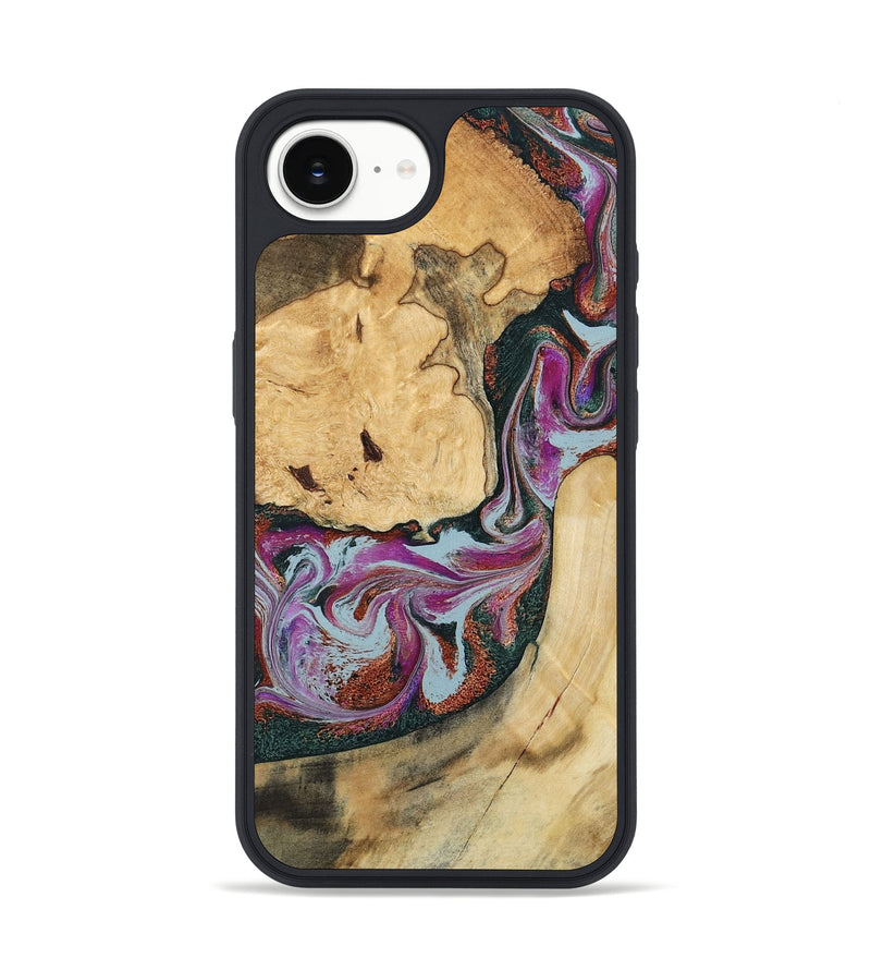 iPhone 16e Wood Phone Case - Tyra (Green, 796132)