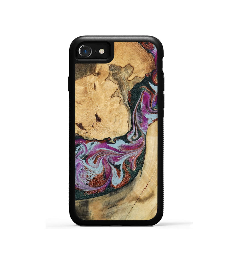 iPhone SE Wood Phone Case - Tyra (Green, 796132)