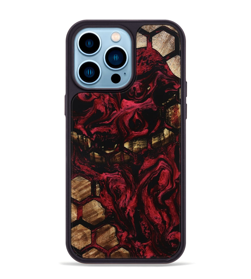 iPhone 14 Pro Max Wood Phone Case - Anissa (Pattern, 796212)