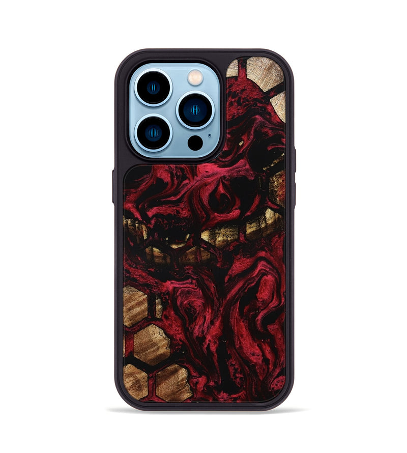 iPhone 14 Pro Wood Phone Case - Anissa (Pattern, 796212)