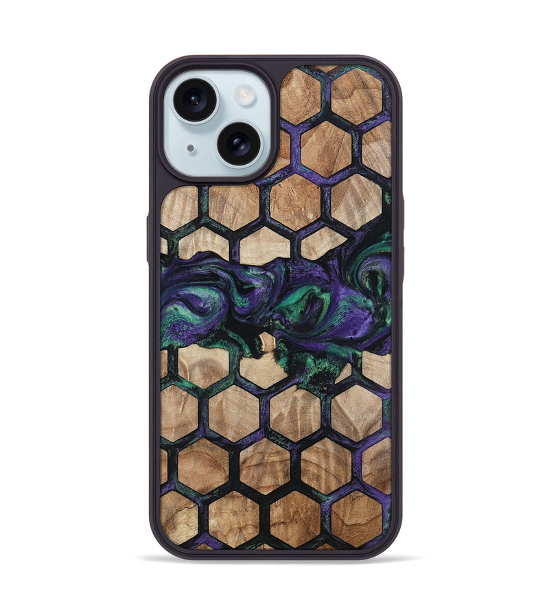iPhone 15 Wood Phone Case - Hettie (Pattern, 796217)
