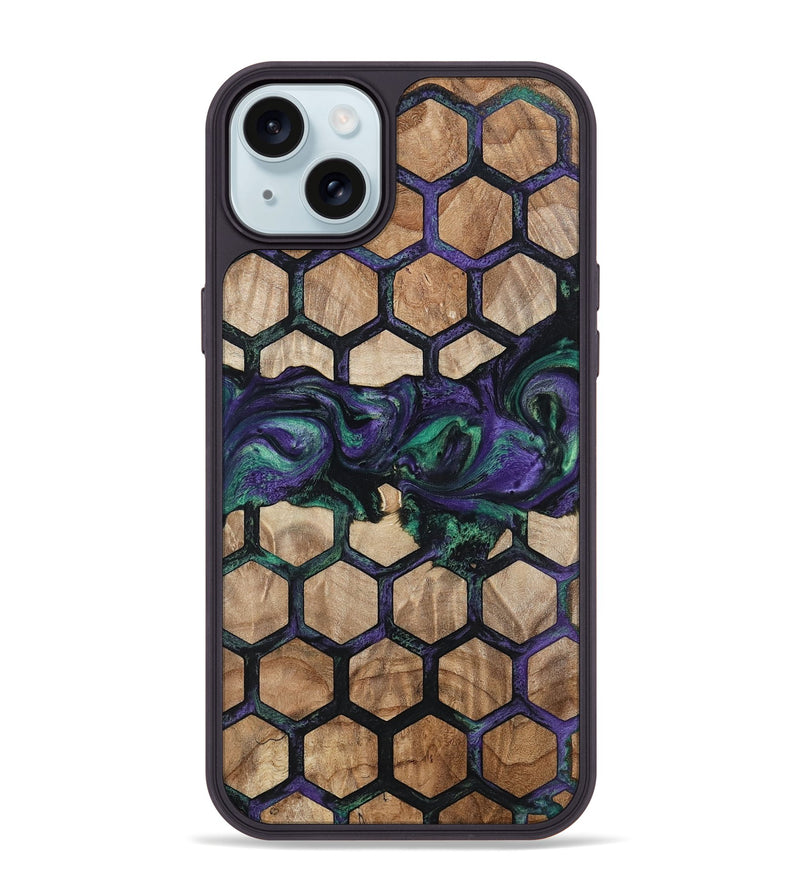 iPhone 15 Plus Wood Phone Case - Hettie (Pattern, 796217)