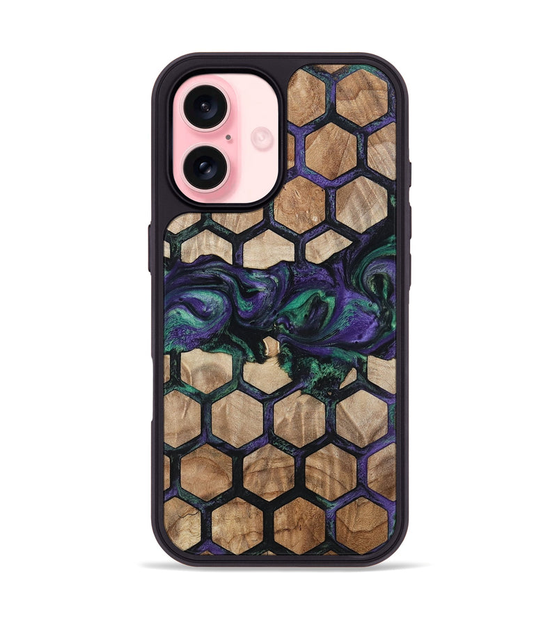 iPhone 16 Wood Phone Case - Hettie (Pattern, 796217)