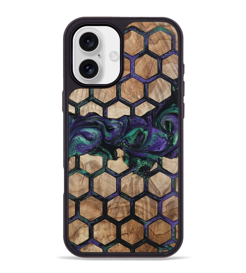 iPhone 16 Plus Wood Phone Case - Hettie (Pattern, 796217)