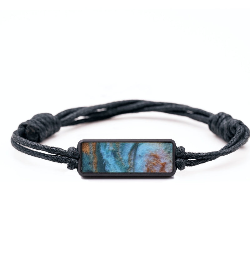 Classic Wood Bracelet - Olga (Teal & Gold, 796243)