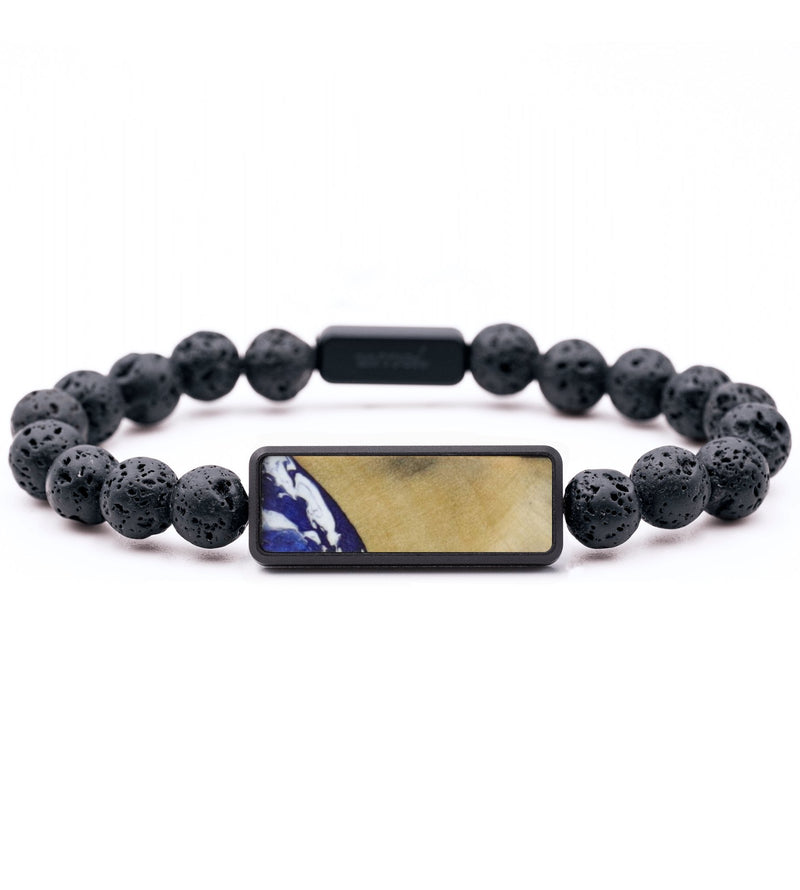Lava Bead Wood Bracelet - Ainsley (Coastal, 796300)