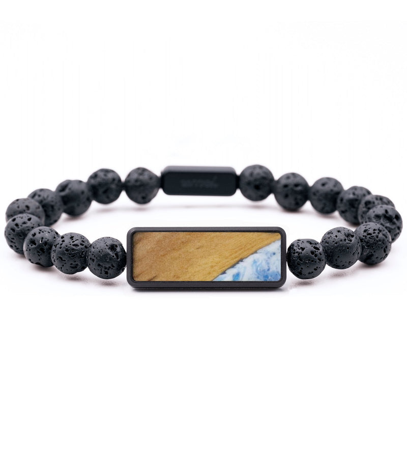 Lava Bead Wood Bracelet - Mario (Coastal, 796307)