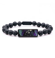 Lava Bead ResinArt Bracelet - Glenn (Cosmos, 796352)