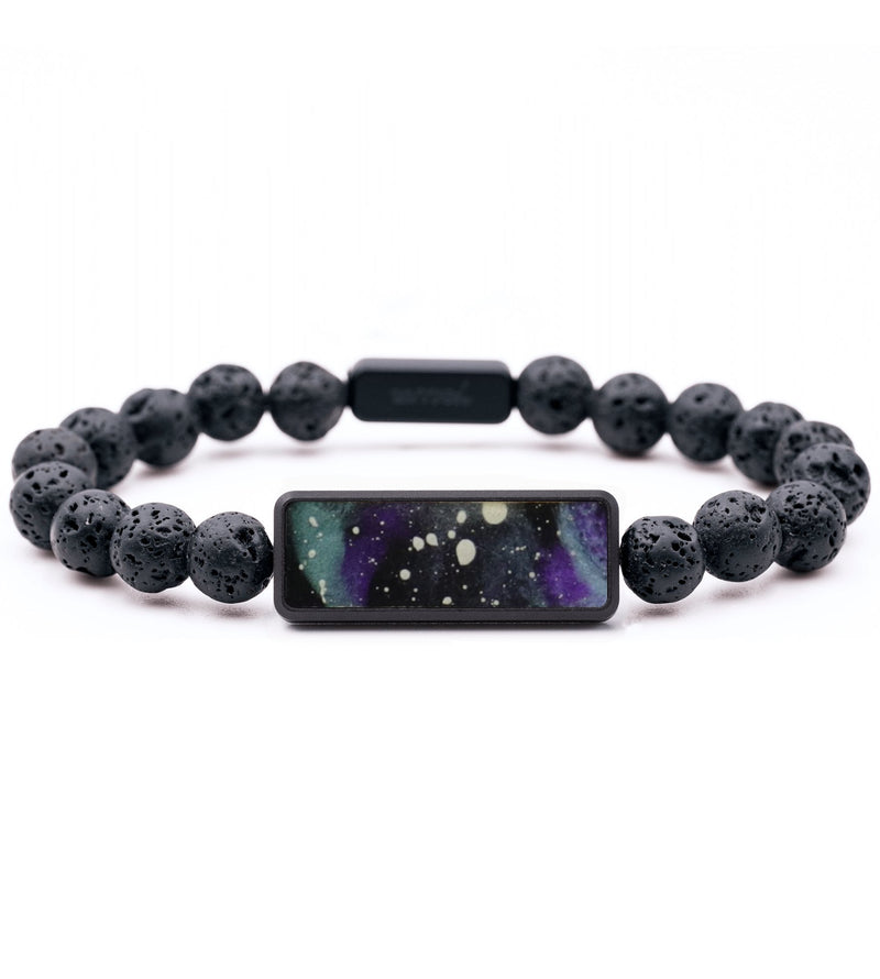 Lava Bead ResinArt Bracelet - Glenn (Cosmos, 796352)