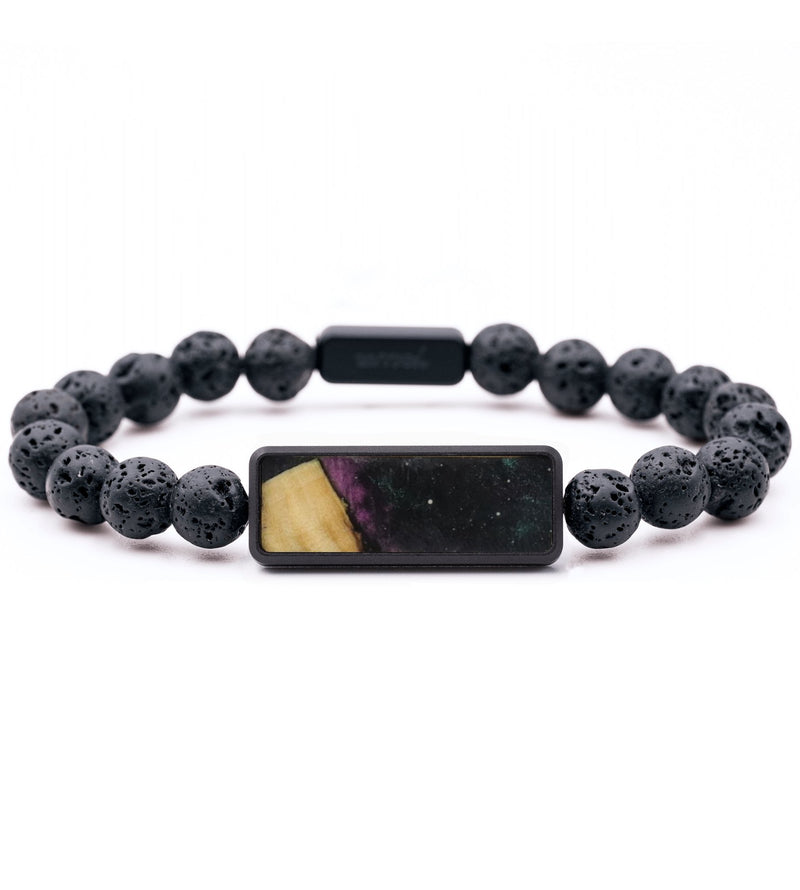 Lava Bead Wood Bracelet - George (Cosmos, 796354)