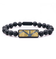 Lava Bead Wood Bracelet - Kerri (Pattern, 796368)