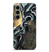 Galaxy S24 Plus Wood Live Edge Phone Case - Jeramie (Black & White, 796380)