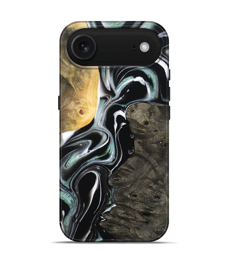 iPhone 17 Air Wood Live Edge Phone Case - Jeramie (Black & White, 796380)