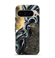 Pixel 10 Wood Live Edge Phone Case - Jeramie (Black & White, 796380)