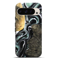 Pixel 9 Pro XL Wood Live Edge Phone Case - Jeramie (Black & White, 796380)