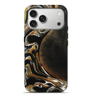 iPhone 17 Pro Max Wood Live Edge Phone Case - Dangelo (Black & White, 796384)