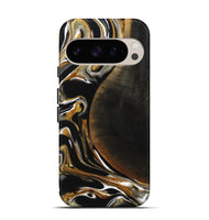 Pixel 10 Wood Live Edge Phone Case - Dangelo (Black & White, 796384)