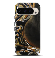 Pixel 9 Pro XL Wood Live Edge Phone Case - Dangelo (Black & White, 796384)