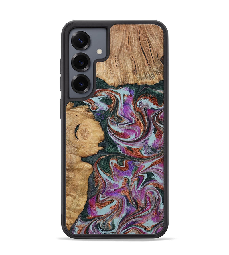 Galaxy S25 Plus Wood Phone Case - Cale (Green, 796398)
